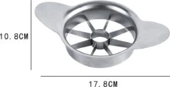 Stevige Appelsnijder - Appelboor - RVS - Zilverkleurig - Appel Snijder - Ixen -Keukengerei Winkel 1200x616 2