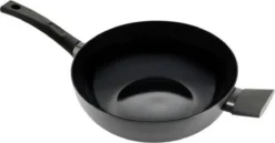 ISENVI Avon Keramische Wokpan 36 CM - Ergo Greep