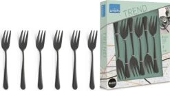 Amefa Taartvorkjes - 6 Stuks - Zwart -Keukengerei Winkel 1200x639 3