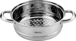 Kinghoff 1536 - Inzet Stoompan - Groentestomer - Vleesstomer - Ø24 X 8.5 Cm -Keukengerei Winkel 1200x648 1