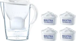 BRITA Waterfilterbundel Marella Cool White + 4 MAXTRA+ Filterpatronen -Keukengerei Winkel 1200x649 1