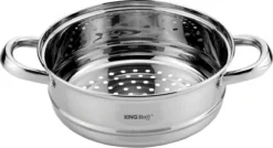 Stoompan INZET 2.6L – Rijststomer - Groentestomer Ø 20 Cm RVS