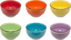 Schaal - Ø1 4Cm - Uni - Assorti 6 Stuks