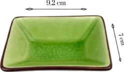 Sushi Servies Set 2 Personen | Groen | Luxe Sushi Servies | Handgemaakt | Sushi Bord En Schaaltjes | 2 Paar Chopsticks | Japanse Kwaliteit | Kirin Gumi Fine Collection | Keramiek | Vaatwasser Bestendig | 5-delig -Keukengerei Winkel 1200x698 6