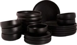 Maastricht Porselein Serviesset Universe Porselein 6-persoons 24-delig Zwart -Keukengerei Winkel 1200x707 5