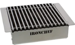 IRONCHEF Lavastenen Grill - Geschikt Voor Gasfornuis - Barbecue - BBQ - Grillplaat - Grilplaat - Bakplaat - Grillpan