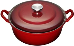 Le Creuset Braadpan Faitout Tradition Kersenrood - ø 24 Cm / 3 Liter -Keukengerei Winkel 1200x745 2