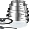 Tefal Ingenio Virtuoso Hoogwaardig Roestvrij Stalen Pannenset - 9 Delig