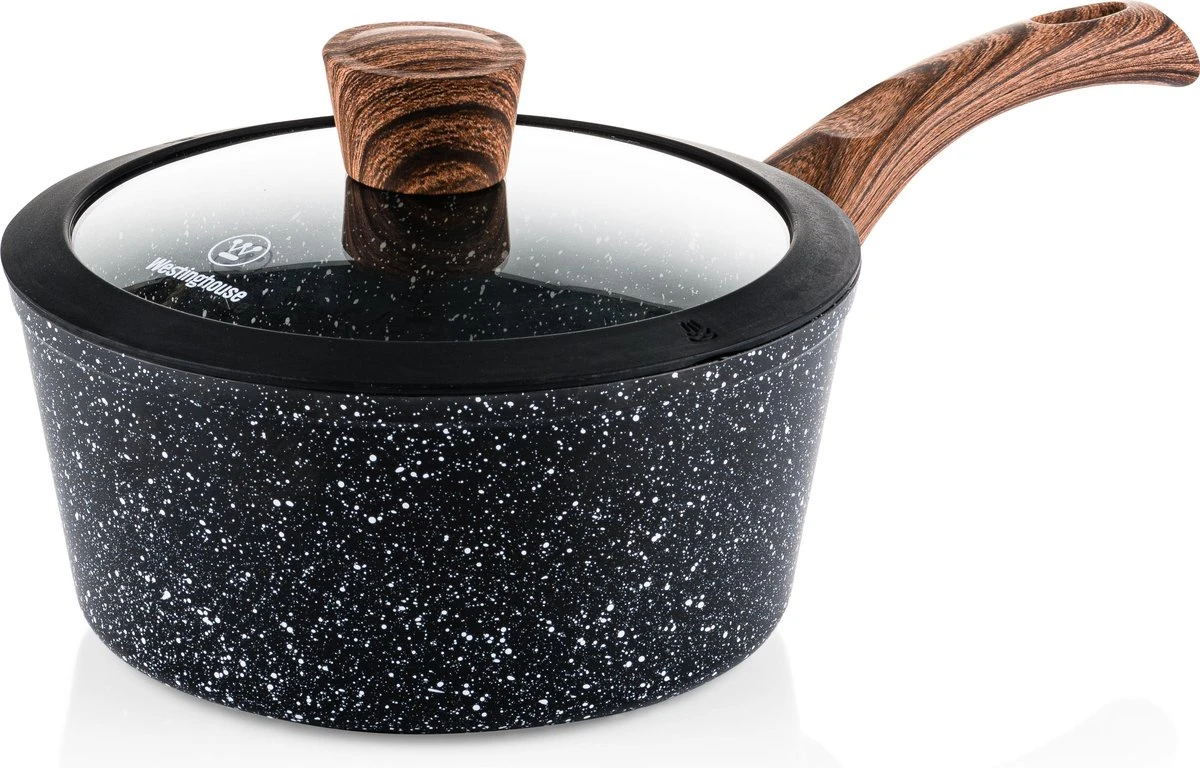 Westinghouse Steelpan Inductie - Ø 20 Cm - Zwart Marmer - Speciale Editie