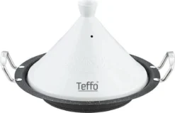 Teffo Tajine 30cm Wit - Zwart