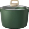 Forest, Soeppan Met Deksel – Ø 24 Cm – 100% Gerecycled Aluminium – Geschikt Voor Alle Warmtebronnen - Duurzame Pan – Stamppotpan – Sudderpan – PFOA Vrij - 8.6 L