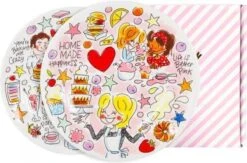 Blond Amsterdam Cake Bord - Set Van 2