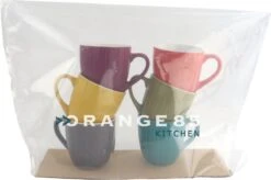 Orange85 Koffiekopjes Gekleurd - Set Van 6 - Koffiemokken - Streep - 200 Ml - Reliëf - Aardewerk - Met Oor - Theemokken 12 Orange85 Koffiekopjes Gekleurd - Set Van 6 - Koffiemokken - Streep - 200 Ml - Reliëf - Aardewerk - Met Oor - Theemokken -Keukengerei Winkel 1200x796 16