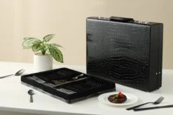 Swiss Pro+ Bestekset In Koffer-72 Delig-12 Persoons-Zwitsers Kwaliteit-Complete Set-100% Roestvrijstaal- Zwart -Keukengerei Winkel 1200x799 134