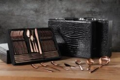 Swiss Pro+ Bestekset In Koffer-72 Delig-12 Persoons-Zwitsers Kwaliteit-Complete Set-100% Roestvrijstaal-Rose Gold 24k-Rose Goud 24K -Keukengerei Winkel 1200x799 147