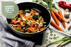 ISENVI Victoria Forged Keramische Wokpan Met Deksel 32CM - RVS Greep 11 ISENVI Victoria Forged Keramische Wokpan Met Deksel 32CM - RVS Greep -Keukengerei Winkel 1200x799 31