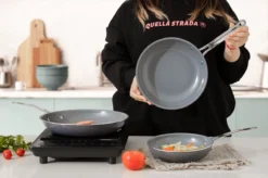 Swiss Pro+ - Koekenpannenset - 3 Delig - Keramisch - Inductie - Milieuvriendelijk - PFAS - PFOA Vrij - Sapphire Green -Keukengerei Winkel 1200x799 4