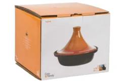 Cosy & Trendy Tajine Zwart / Oranje - Gietijzeren Schaal - Ø25cm - Geschikt Voor Inductie -Keukengerei Winkel 1200x799 78