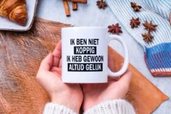 Mok Met Tekst: Ik Ben Niet Koppig. Ik Heb Gewoon Altijd Gelijk | Grappige Mok | Grappige Cadeaus -Keukengerei Winkel 1200x800 162