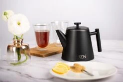 VDN RVS Theepot Dubbelwandig Met Filter - Zwarte Theekan 1 Liter - 902 -Keukengerei Winkel 1200x800 207