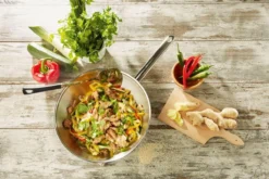 Demeyere Wok - Ø 30 Cm - Vlakke Bodem -Keukengerei Winkel 1200x800 35