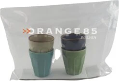 Orange85 Cappuccino Mokken - 4 Stuks - 250 Ml - Porselein - Hittebestendig - Keuken - Accessoires - Cappuccino Glazen - Cappuccino Kopjes - Latte Macchiato Glazen -Keukengerei Winkel 1200x809 4