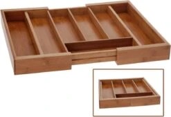 Excellent Houseware Bestekbak Hout Uitschuifbaar -Keukengerei Winkel 1200x820 3