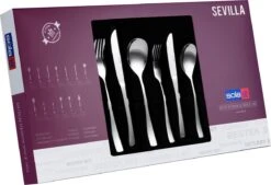 Sola Bestekset Sevilla - Economy - 8 Persoons - 70 Delig - Zilver Chroomstaal 18/0 - RVS 5 Sola Bestekset Sevilla - Economy - 8 Persoons - 70 Delig - Zilver Chroomstaal 18/0 - RVS -Keukengerei Winkel 1200x821 5