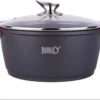 Bavary KATG22 Pan - Braadpan - Soeppan - Ø 22 Cm - Inductie - Keramisch - 3.3 Liter - Zwart