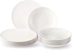 Villeroy & Boch, Vivo 19-5254-7611 Tafelservies Voor Maximaal 6 Personen, 12 Stuks, Premium Porselein, Wit -Keukengerei Winkel 1200x844 4