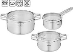 Tefal Nordica Pannenset 3 Delig - Steelpan Ø 16 Cm & Kookpan Ø 20 + Ø 24 Cm -Keukengerei Winkel 1200x853 1