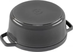 Staub Cocotte - Rond - 24 Cm - Grafietgrijs -Keukengerei Winkel 1200x859