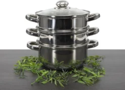 Merkloos Imperial Kitchen Stoompan - 20 Cm - 3 Delig - 21 X 26cm -Keukengerei Winkel 1200x864 4