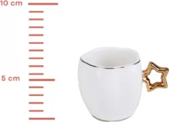Karaca -Star- Set Van 6 Koffiekopset 80 Ml- Koffiekopjes Voor 6 Personen-Turkse Koffie-Moccakop-espressokop-12-delig, Witgoud, 6 Espressokopjes En 6 Schoteltjes, Mokkakopjes, Porselein, Koffieservies 5 Karaca -Star- Set Van 6 Koffiekopset 80 Ml- Koffiekopjes Voor 6 Personen-Turkse Koffie-Moccakop-espressokop-12-delig, Witgoud, 6 Espressokopjes En 6 Schoteltjes, Mokkakopjes, Porselein, Koffieservies -Keukengerei Winkel 1200x867 5