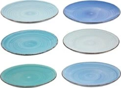 Studio Tavola Dinerborden Ocean Blue ø 26.5 Cm - 6 Stuks -Keukengerei Winkel 1200x881 3