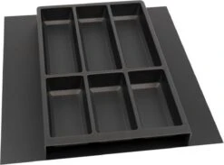 Culinorm Bestekbak - Besteklade - Incl. Antislipmat Met 1 Carbon Black Cassette - 53 Cm Breed X 47 Cm Diep -Keukengerei Winkel 1200x891 5