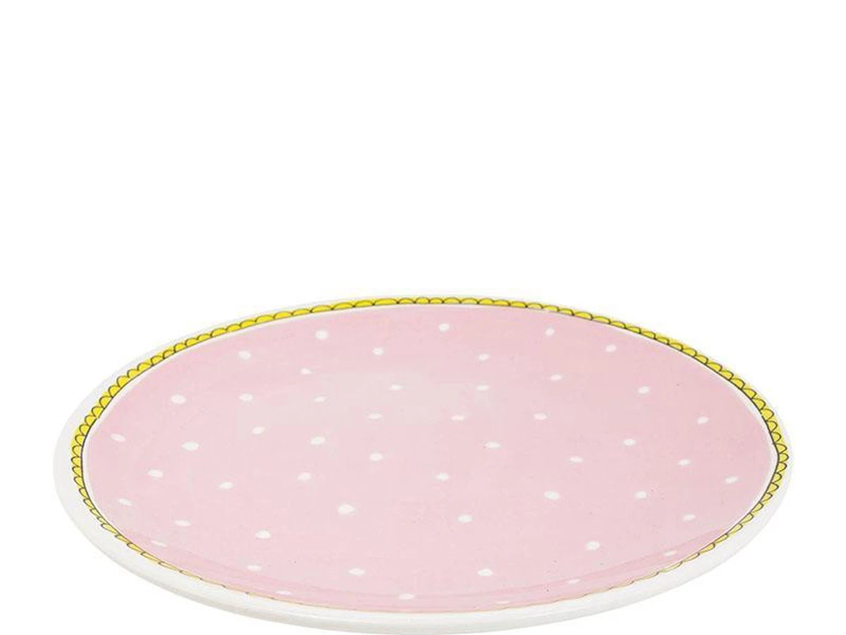 Even Bijkletsen Plat Bord Dot D26cm 2 Even Bijkletsen Plat Bord Dot D26cm - Afbeelding 2
