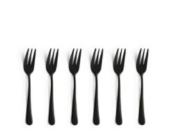 Amefa Taartvorkjes - 6 Stuks - Zwart -Keukengerei Winkel 1200x900 165