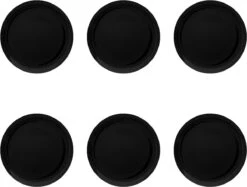 Grote Zwarte Pizzaborden - 6 Stuks - 32 Cm