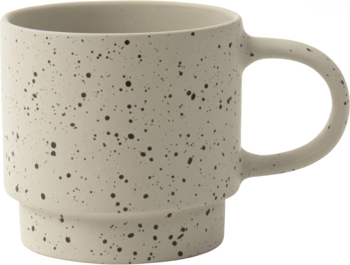 Gusta Rek Met Mokken Ivoor 350 Ml - 4 Stuks 2 Gusta Rek Met Mokken Ivoor 350 Ml - 4 Stuks - Afbeelding 2