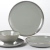 Serviesset 24-delig 6 Personen - Marble Grey -Gold