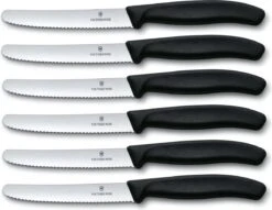 Victorinox Tafelmes 6 Stuks Zwart Krom Heft 16 Victorinox Tafelmes 6 Stuks Zwart Krom Heft -Keukengerei Winkel 1200x927 5
