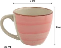 Orange85 Espresso Kopjes - Koffie - Set Van 6 - Meerdere Kleuren - 100 Ml - Aardewerk - Glazen - Met Oor - Koffiekopjes 11 Orange85 Espresso Kopjes - Koffie - Set Van 6 - Meerdere Kleuren - 100 Ml - Aardewerk - Glazen - Met Oor - Koffiekopjes -Keukengerei Winkel 1200x942