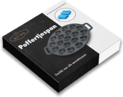 Kicinn Poffertjespan - Poffertjesmaker - Poffertjespan Inductie - Ø 24 Cm - 19 Poffertjes - Inclusief Handvaten -Keukengerei Winkel 1200x945 1