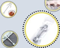 4 Theelepels Hangende Kat - Katten Koffielepel - RVS - Zilverkleurig -Keukengerei Winkel 1200x955 3