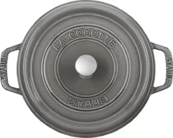 Staub Cocotte - Rond - 24 Cm - Grafietgrijs -Keukengerei Winkel 1200x958 2