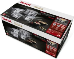 Tefal Nordica Pannenset 4 Delig - Steelpan Ø16 Cm & Kookpan Ø 18 + Ø 20 + Ø 24 Cm -Keukengerei Winkel 1200x968