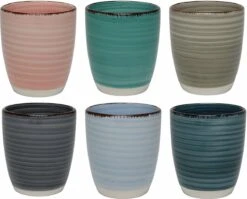 Tavola - Koffiemokken - Zonder Oor - Kleurrijk - Aardewerk - 160Ml - 6 Stuks - Ibizia 13 Tavola - Koffiemokken - Zonder Oor - Kleurrijk - Aardewerk - 160Ml - 6 Stuks - Ibizia -Keukengerei Winkel 1200x968 5