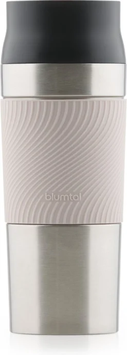Blumtal Thermosbeker Classic - Lekvrij, BPA-Vrij En Vaatwasserbestendig - Hoge Kwaliteit Thermosfles Met Quick-Press Sluiting - Travel Mug 350 Ml - Roze