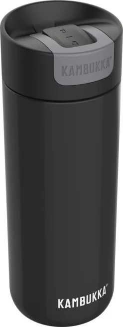 Kambukka Olympus Thermosbeker 500 Ml - Makkelijk Reinigen - Lekvrije Koffiebeker - RVS - Darkness